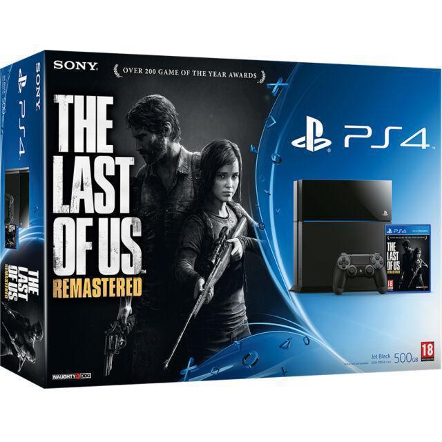 PlayStation 4 500Go - Noir + The Last of Us Remastered Reconditionné - Sony reconditionné disponible sur Backmarket