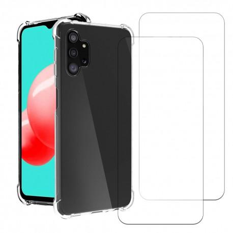 Coque Galaxy A32 5G et 2 écrans de protection - TPU - Transparent Reconditionné - N/A reconditionné disponible sur Backmarket