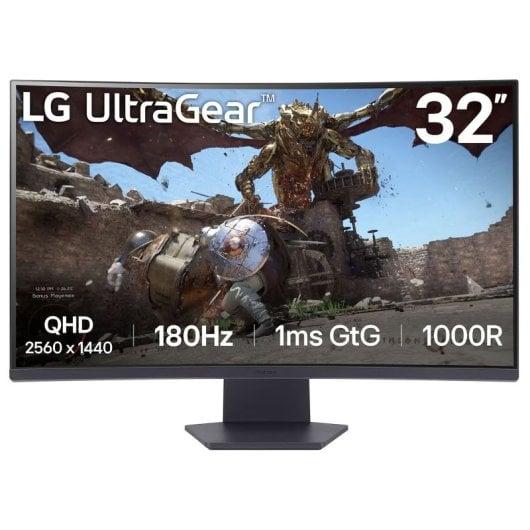 Écran 31"" LED QHD LG 32GS60QC Reconditionné - LG reconditionné disponible sur Backmarket