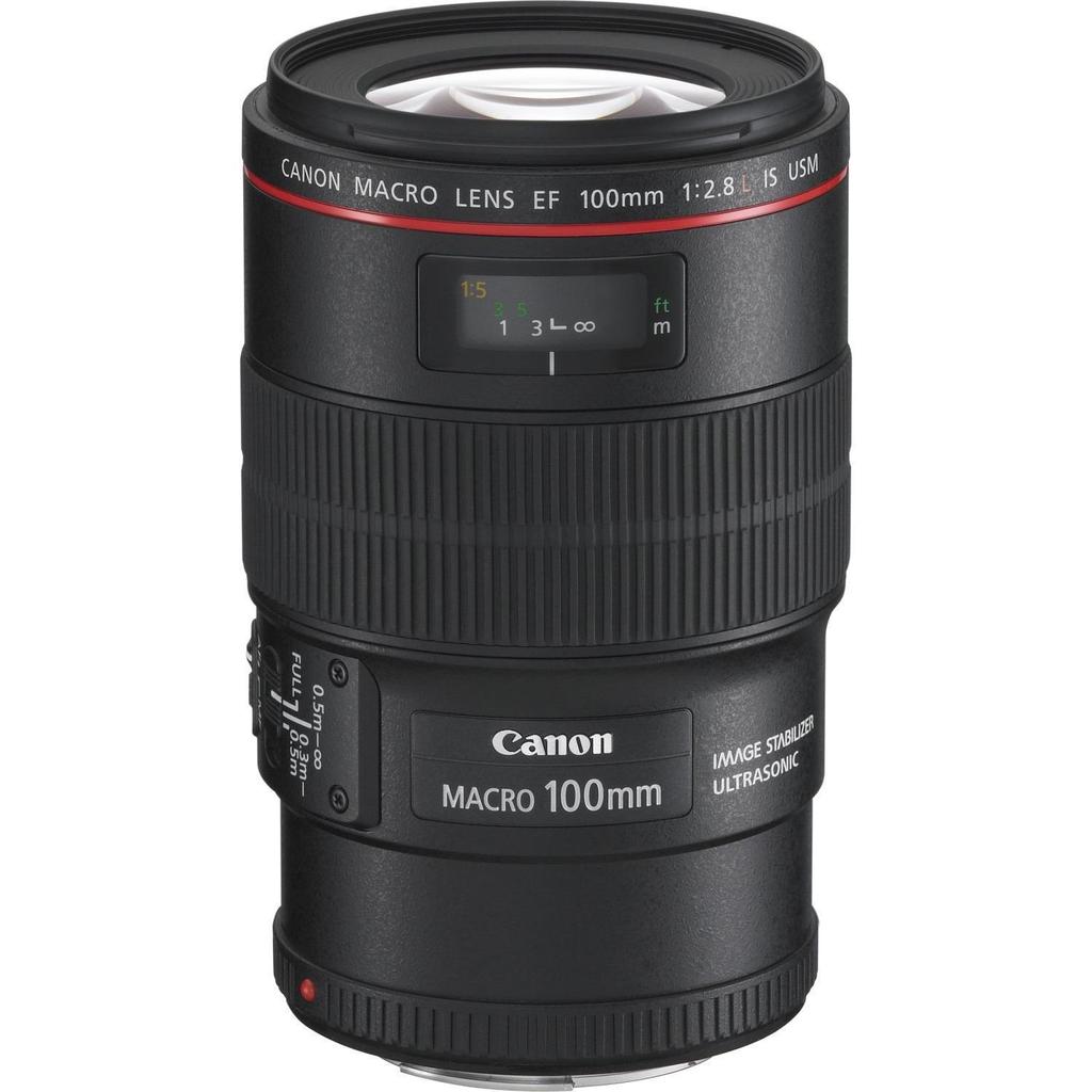 Objectif Canon EF 100 mm f/2.8L Macro IS USM Canon EF 100mm f/2.8 Reconditionné - Canon reconditionné disponible sur Backmarket