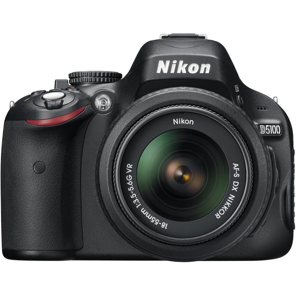 Reflex D5100 - Noir + Nikon AF-S DX Nikkor 18-55mm f/3.5-5.6G II ED DX f/3.5-5.6 Reconditionné - Nikon reconditionné disponible sur Backmarket