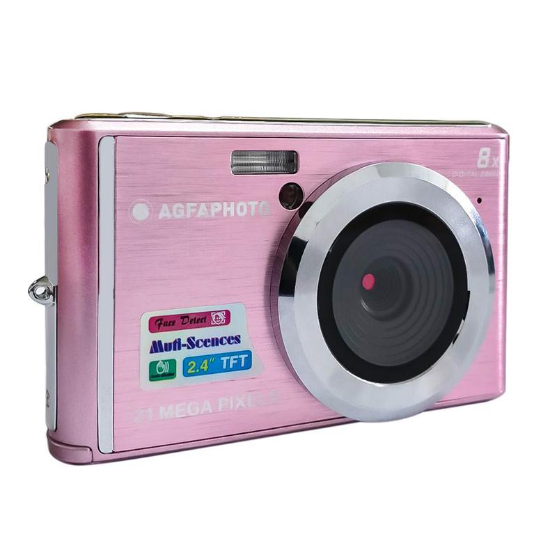 Compact Realishot DC5200 - Rose + Agfa Photo Zoom Digital 8X 10mm f/3.5 f/3.5 Reconditionné - Agfa Photo reconditionné disponible sur Backmarket