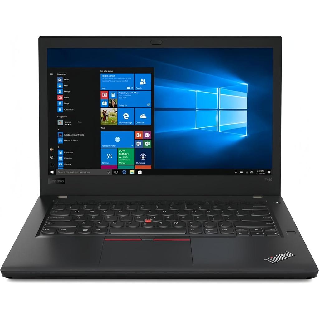 Lenovo ThinkPad T480 14"" Core i5 1.6 GHz - SSD 2 To - 32 Go QWERTY - Italien Reconditionné - Lenovo reconditionné disponible sur Backmarket