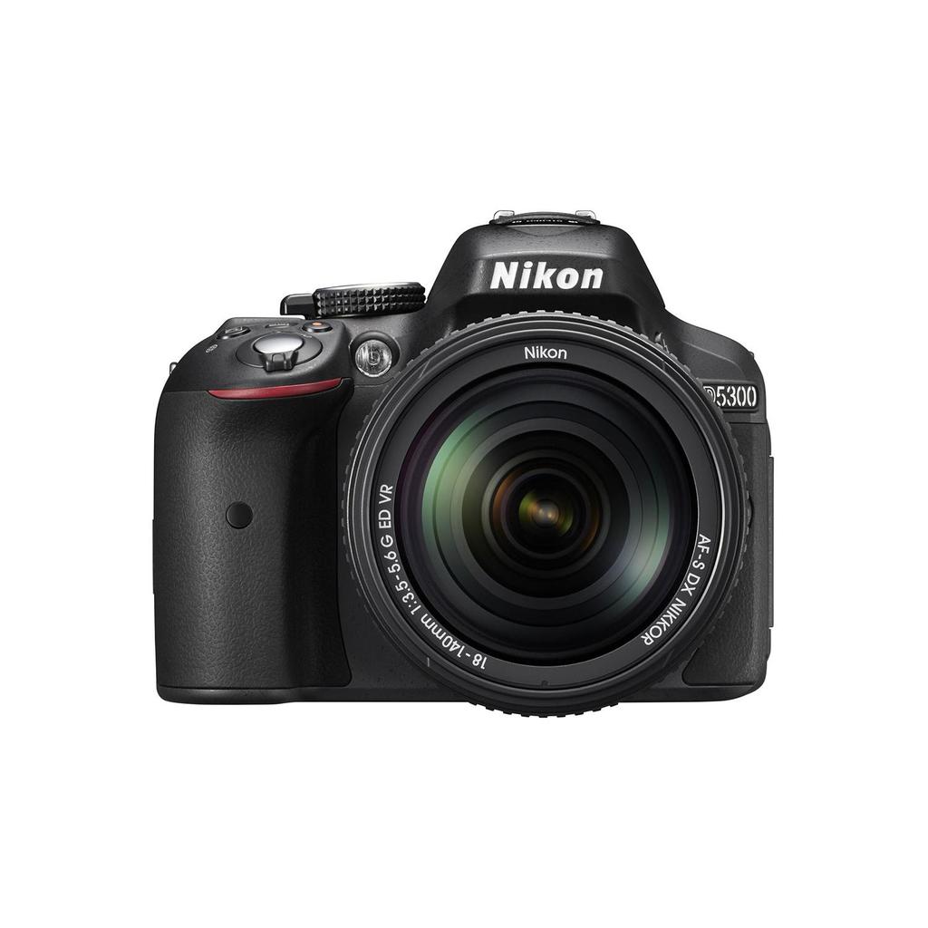Reflex D5300 - Noir + Nikkor AF-S DX Nikkor 18-140mm f/3.5-5.6G ED VR f/3.5-5.6G Reconditionné - Nikon reconditionné disponible sur Backmarket
