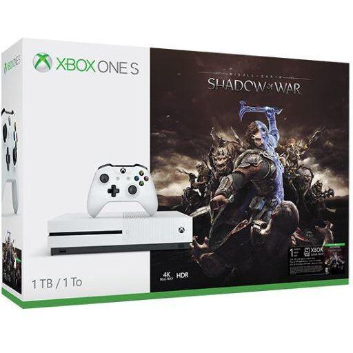 Xbox One S 1000Go - Blanc + Middle-earth: Shadow of War Reconditionné - Microsoft reconditionné disponible sur Backmarket