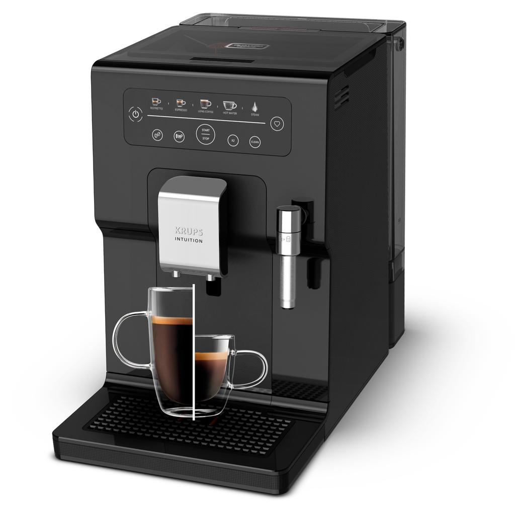 Cafetière avec broyeur Krups Intuition EA870810 3,0000L - Noir Reconditionné - Krups reconditionné disponible sur Backmarket
