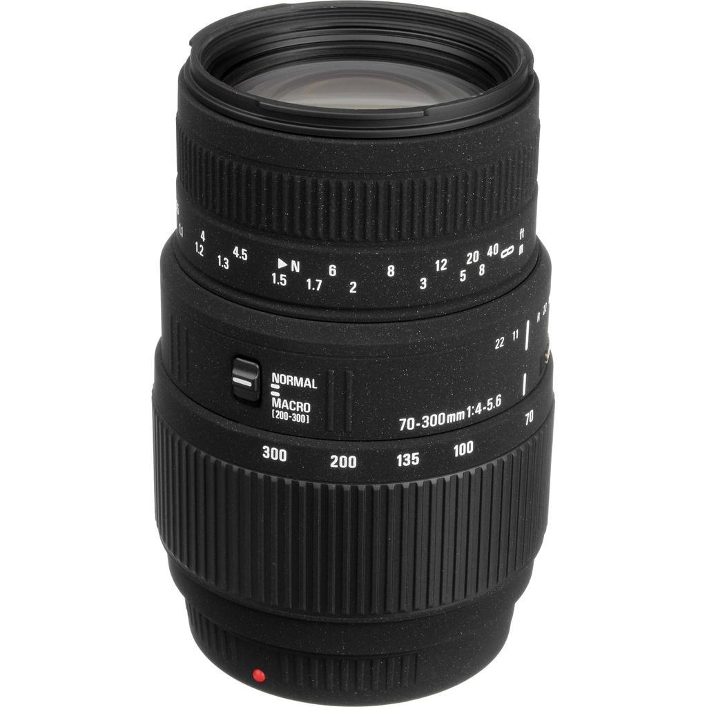 Objectif Sigma 70 - 300 mm f/4 - 5.6 Macro Canon EF 70-300mm f/4-5.6 Reconditionné - Sigma reconditionné disponible sur Backmarket