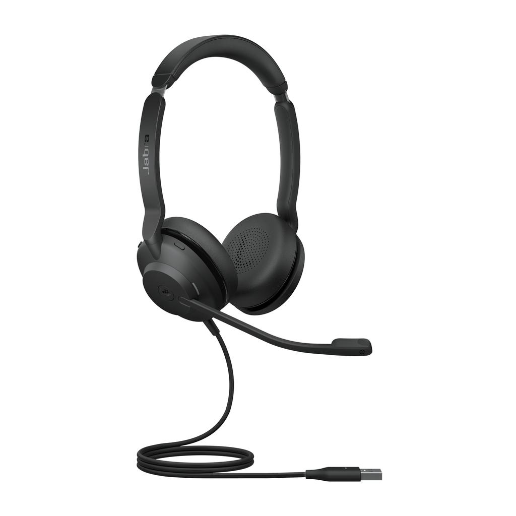 Casque réducteur de bruit filaire avec micro Jabra Evolve2 30 - Noir Reconditionné -  reconditionné disponible sur Backmarket