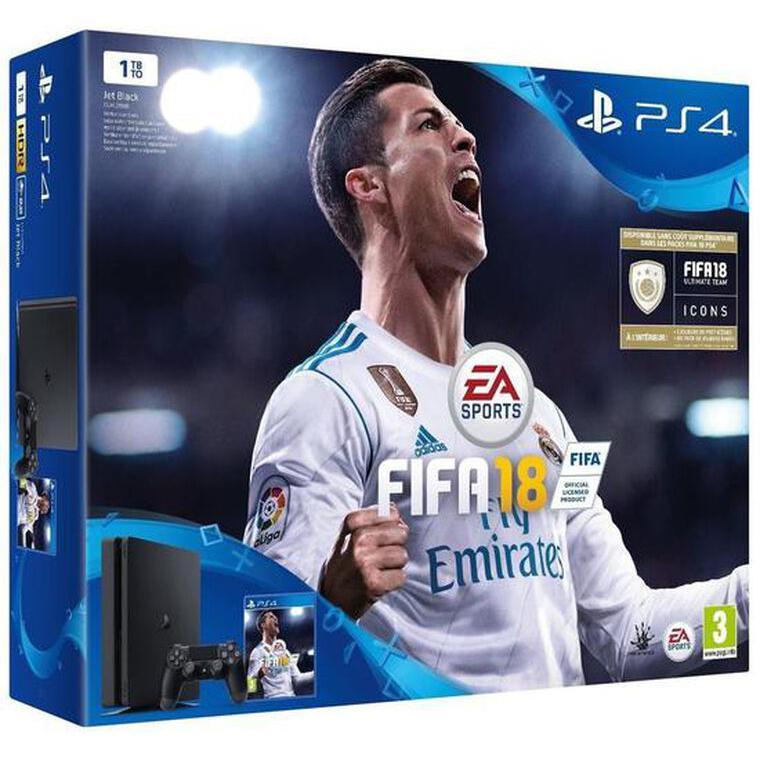 Acheter PlayStation 4 Slim 1000Go - Noir + FIFA 18 Reconditionné - 223,00 € PlayStation 4 Slim 1000Go - Noir + FIFA 18 Reconditionné - Sony reconditionné disponible sur Backmarket