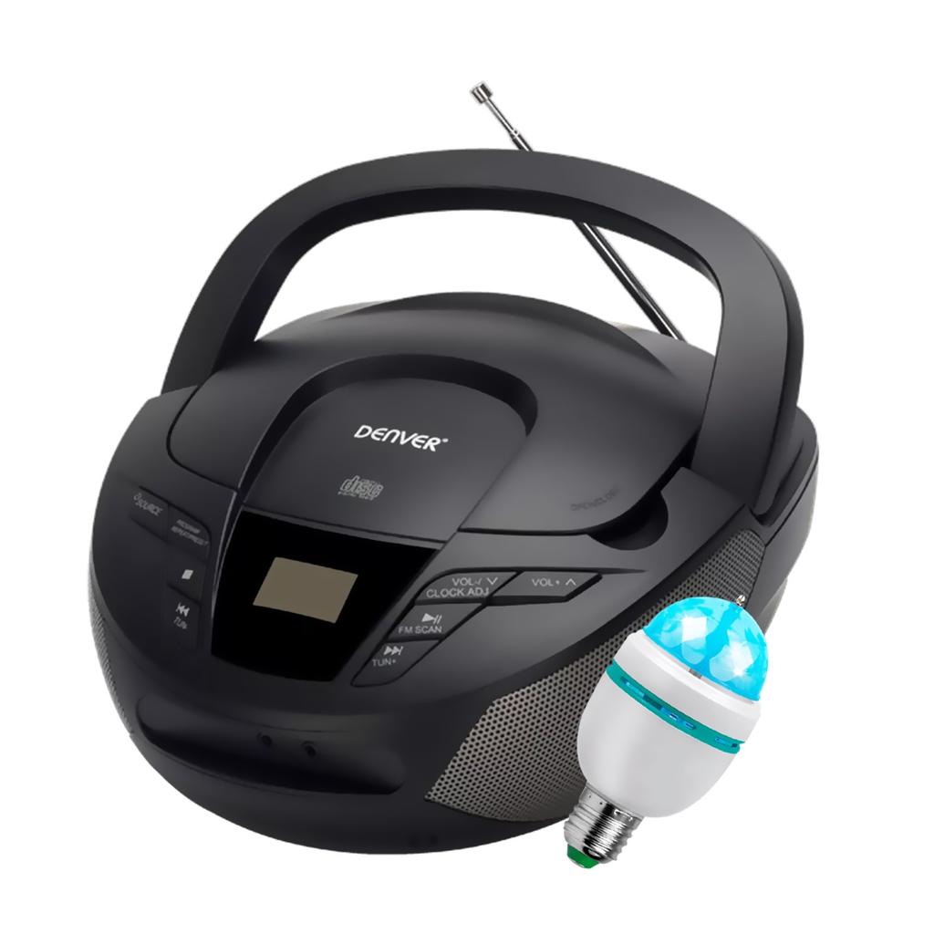 Lecteur CD Denver TC-28BLACK Boombox Reconditionné - N/A reconditionné disponible sur Backmarket