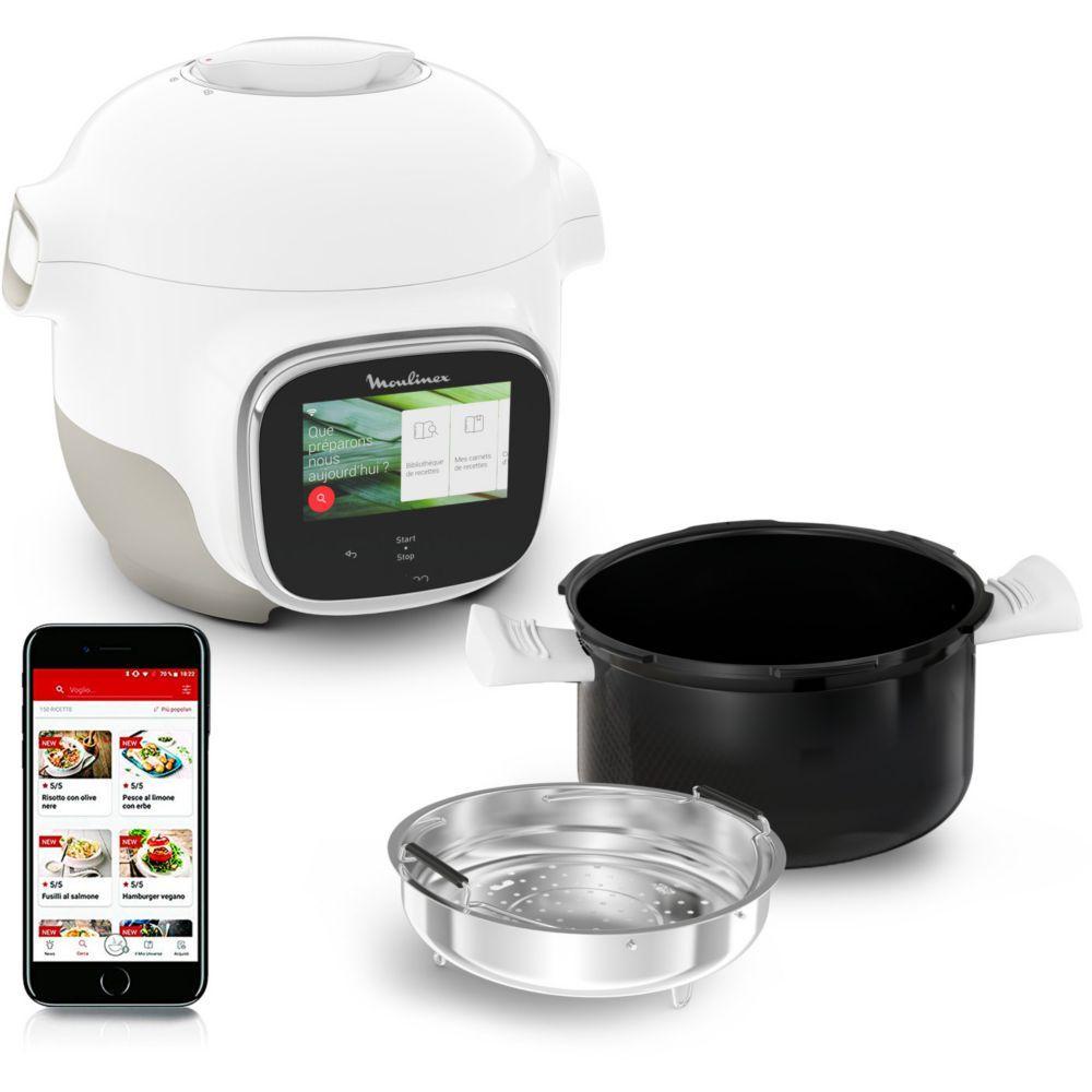 Robot cuiseur Moulinex Touch Mini Wifi 3,0000L -Blanc - Reconditionné Moulinex sur Backmarket
