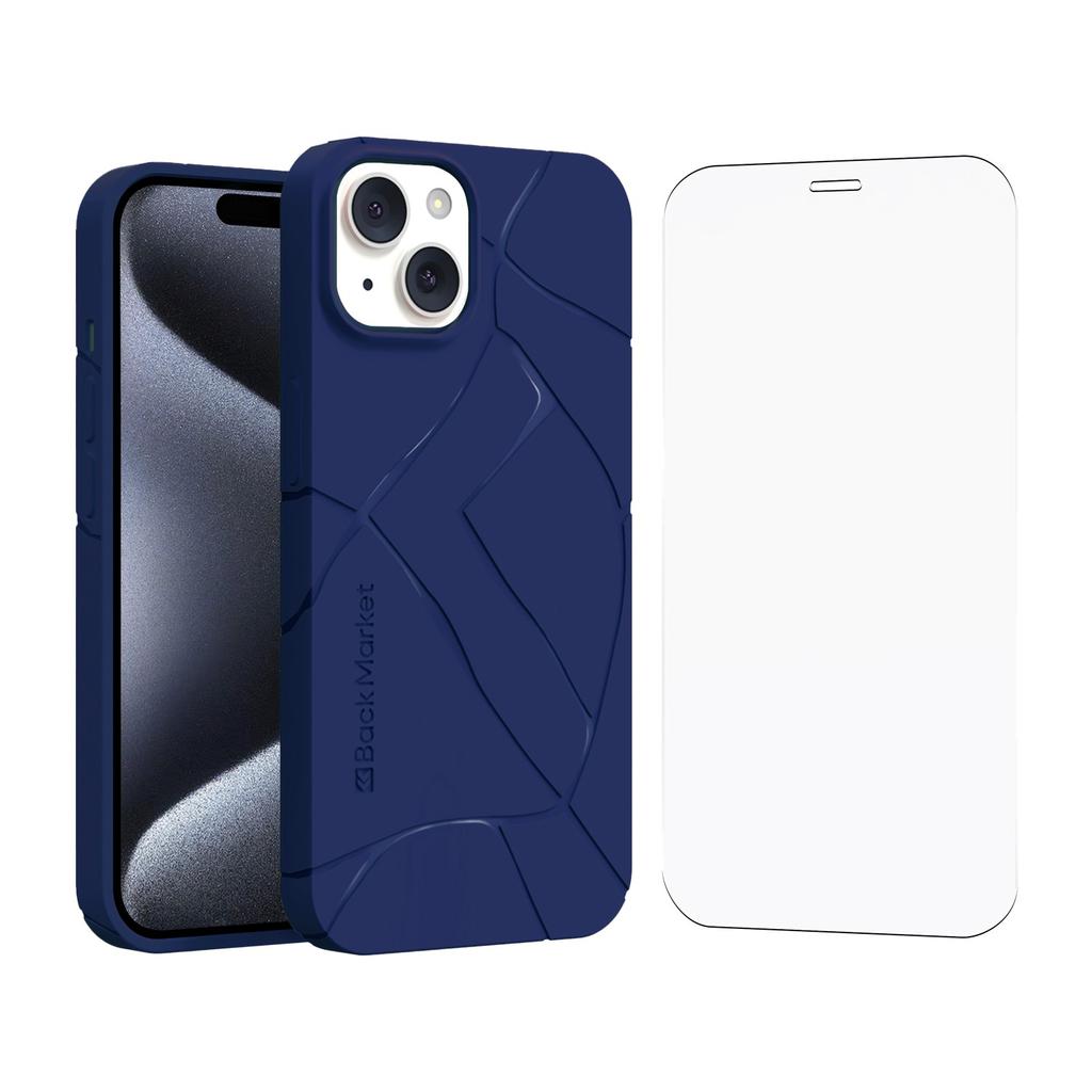 Acheter Coque Back Market iPhone 13 et écran de protection - Plastique recyclé - Bleu (Kintsugi) Reconditionné - 19,99 € Coque Back Market iPhone 13 et écran de protection - Plastique recyclé - Bleu (Kintsugi) Reconditionné - Back Market reconditionné disponible sur Backmarket