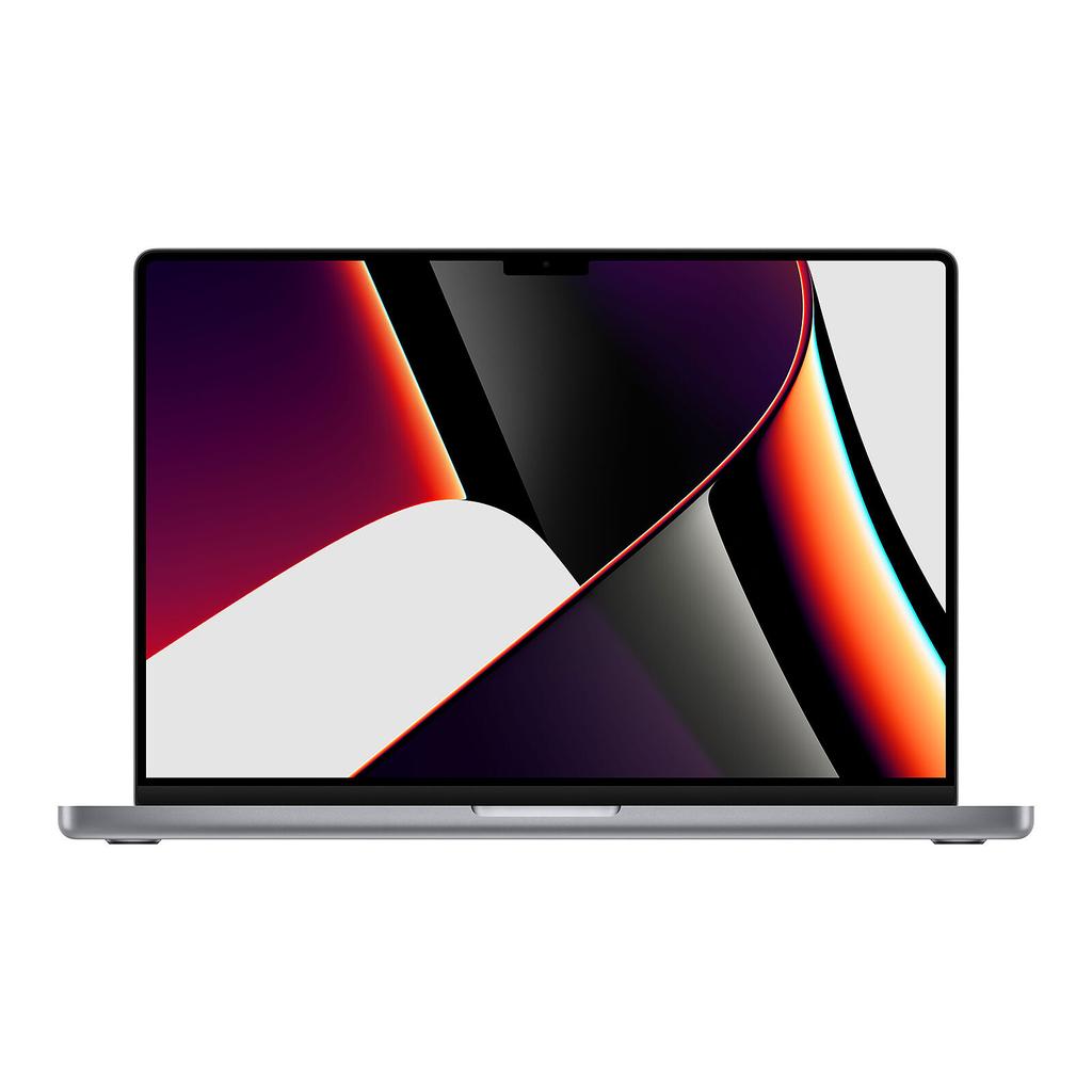 MacBook Pro Avec des traces d’autocollants 16"" (2021) - Apple M1 Max avec CPU 10 cœurs et GPU 24 cœurs - 32Go RAM - SSD 512Go - Écran standard - AZERT Reconditionné - Apple reconditionné disponible sur Backmarket