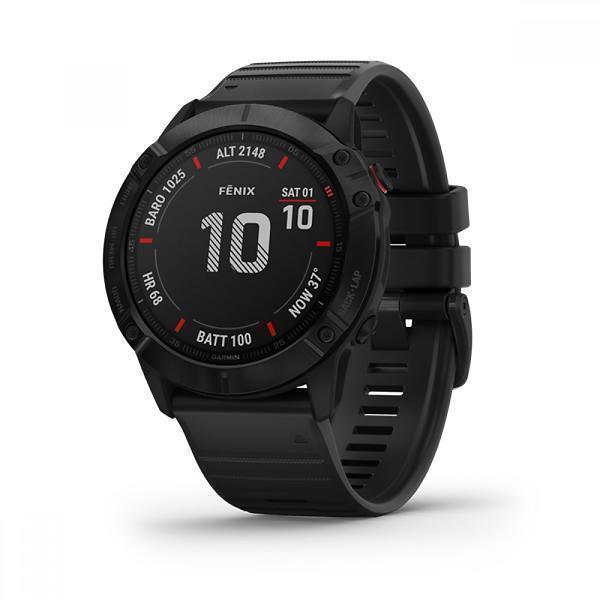 Montre Garmin Cardio GPS Fénix 6X Pro - Noir Reconditionné - Garmin reconditionné disponible sur Backmarket