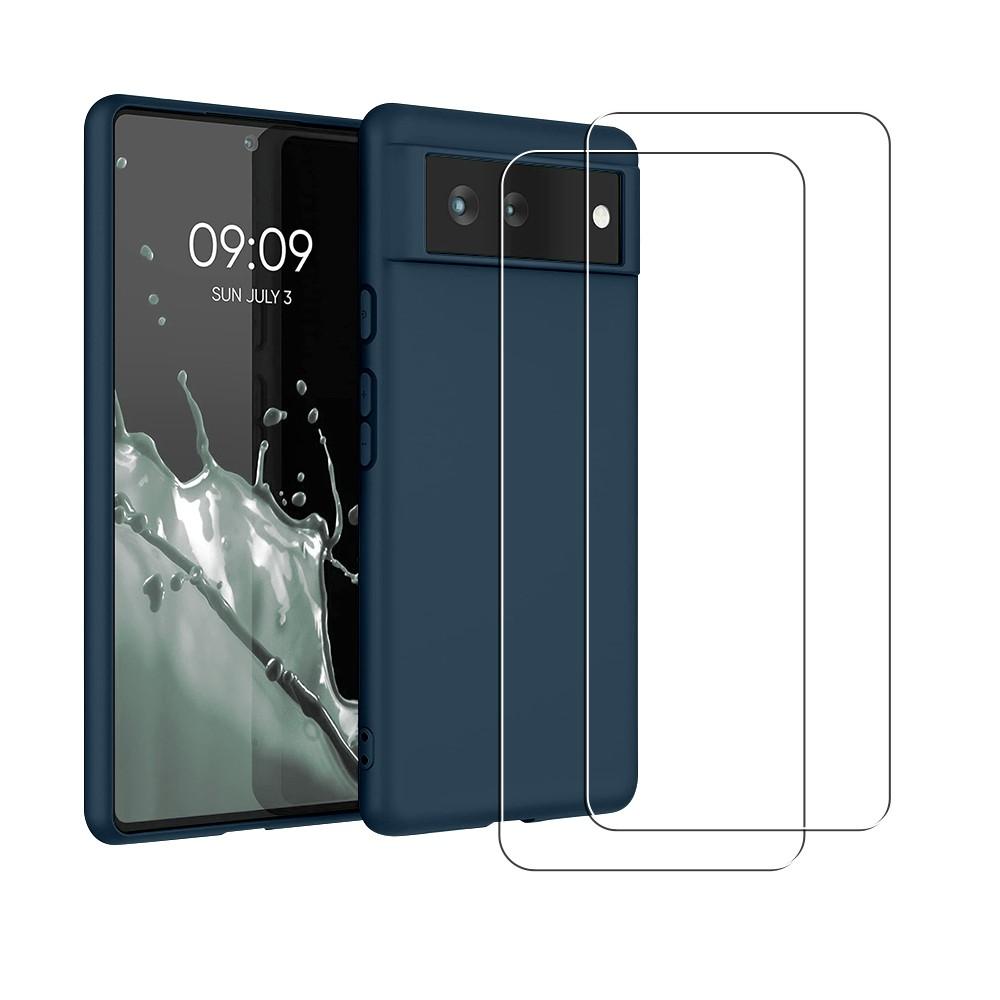 Acheter Coque Google Pixel 6 et 2 écrans de protection - Silicone - Bleu Reconditionné - 23,99 € Coque Google Pixel 6 et 2 écrans de protection - Silicone - Bleu Reconditionné - N/A reconditionné disponible sur Backmarket