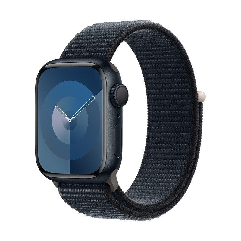 Apple Watch Series 9 (2023) GPS + Cellular 41 mm - Aluminium Minuit - Boucle sport Bleu Reconditionné - Apple reconditionné disponible sur Backmarket