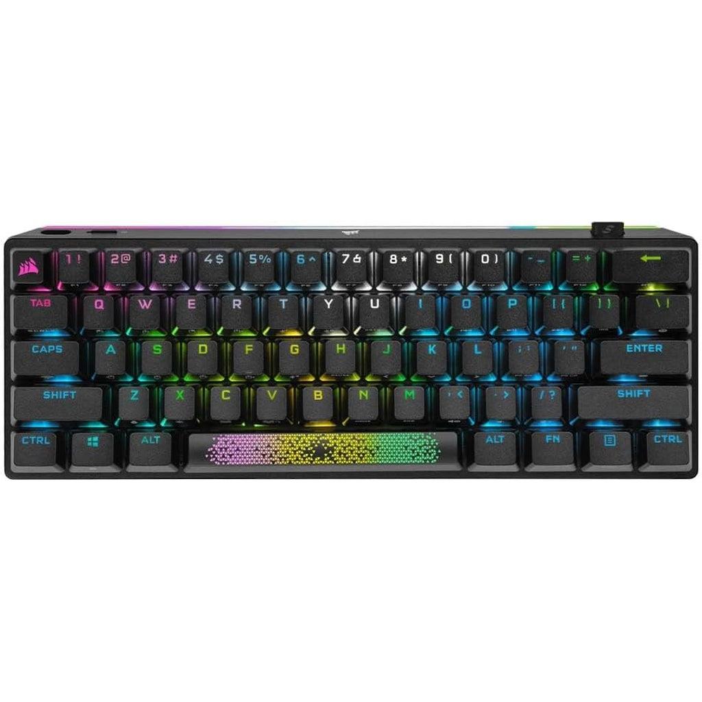 Clavier Corsair QWERTY Anglais (US) Sans-fil rétroéclairé K70 Pro Mini Wireless CHERRY MX Reconditionné - Corsair reconditionné disponible sur Backmarket