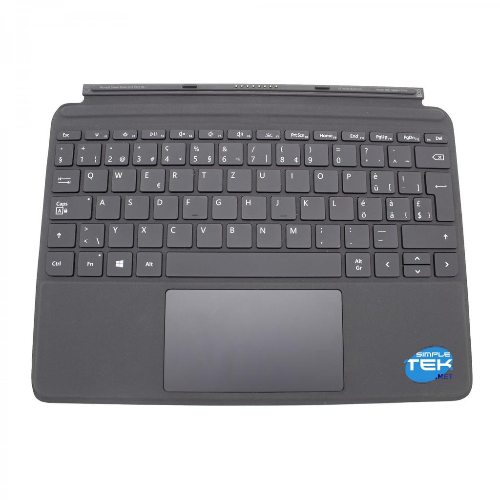Clavier Microsoft QWERTZ Suisse Sans-fil rétroéclairé Surface Go Type Cover Reconditionné - Microsoft reconditionné disponible sur Backmarket