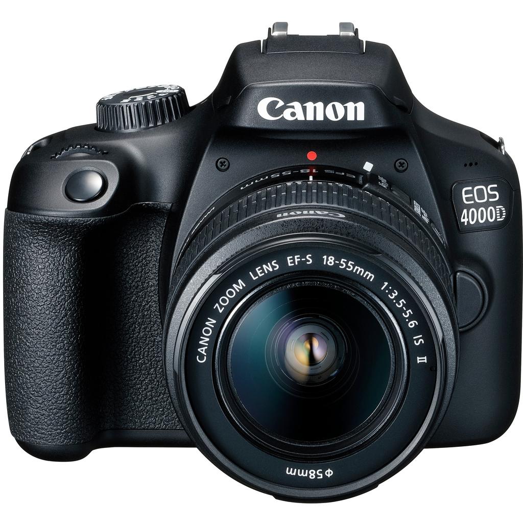 Reflex EOS 4000D - Noir + Canon Zoom Lens EF-S 18-55mm f/3.5-5.6 f/3.5-5.6 Reconditionné - Canon reconditionné disponible sur Backmarket