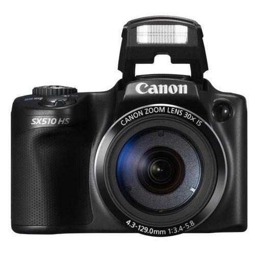 Compact PowerShot SX510 HS - Noir + Canon Canon Zoom Lens 24-720 mm f/3.4-5.8 f/3.4-5.8 Reconditionné - Canon reconditionné disponible sur Backmarket