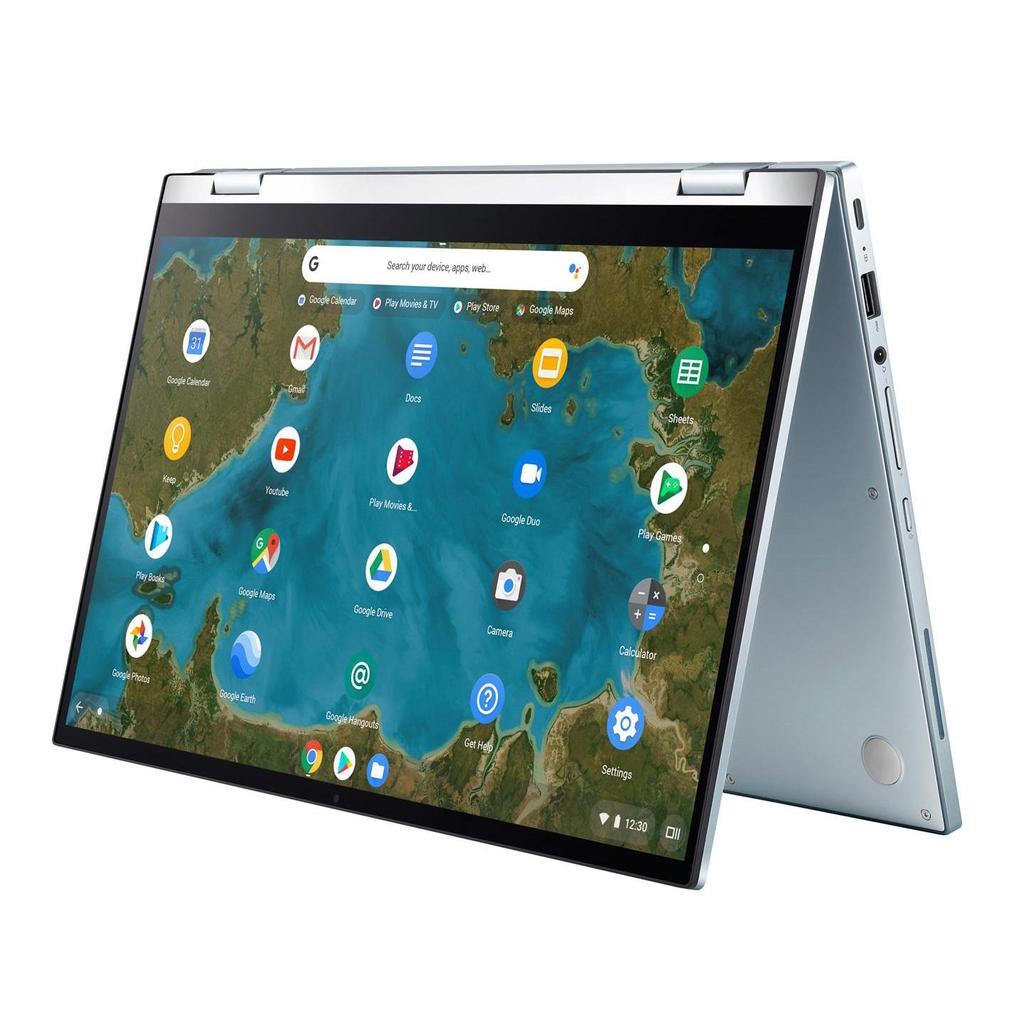 Asus ChromeBook Flip C433 Core m3-8100Y 1.1 GHz 128Go eMMC - 8Go AZERTY - Français - Reconditionné Asus sur Backmarket