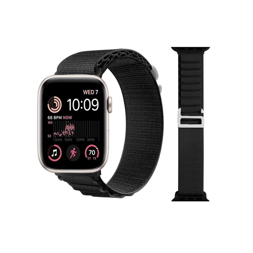 Acheter Apple Watch Ultra (2022) GPS + Cellular 49 mm - Titane Titane naturel - Boucle Alpine Noir Reconditionné - 395,00 € Apple Watch Ultra (2022) GPS + Cellular 49 mm - Titane Titane naturel - Boucle Alpine Noir Reconditionné - Apple reconditionné disponible sur Backmarket