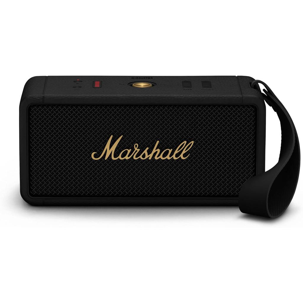 Enceinte Bluetooth Marshall Middleton - Noir Reconditionné - Marshall reconditionné disponible sur Backmarket