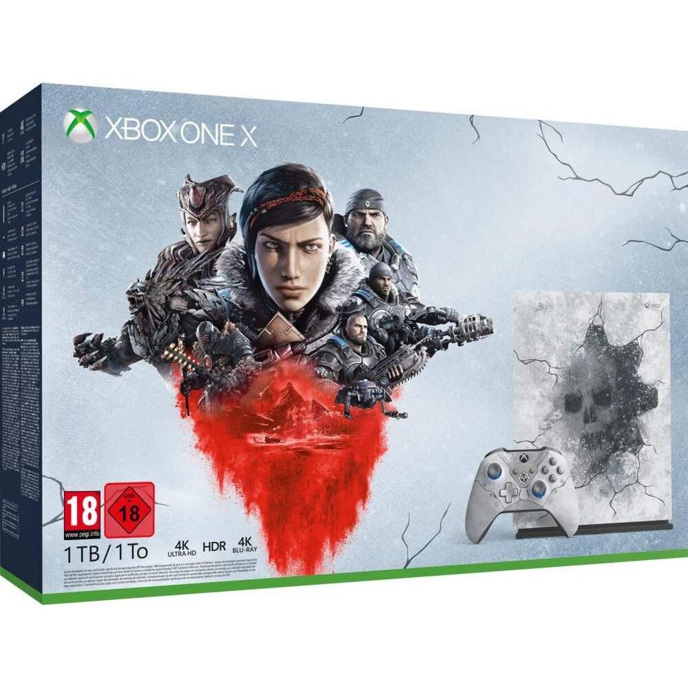 Acheter Xbox One X 1000Go - Gris - Edition limitée Gears 5 Reconditionné - 306,00 € Xbox One X 1000Go - Gris - Edition limitée Gears 5 Reconditionné - Microsoft reconditionné disponible sur Backmarket