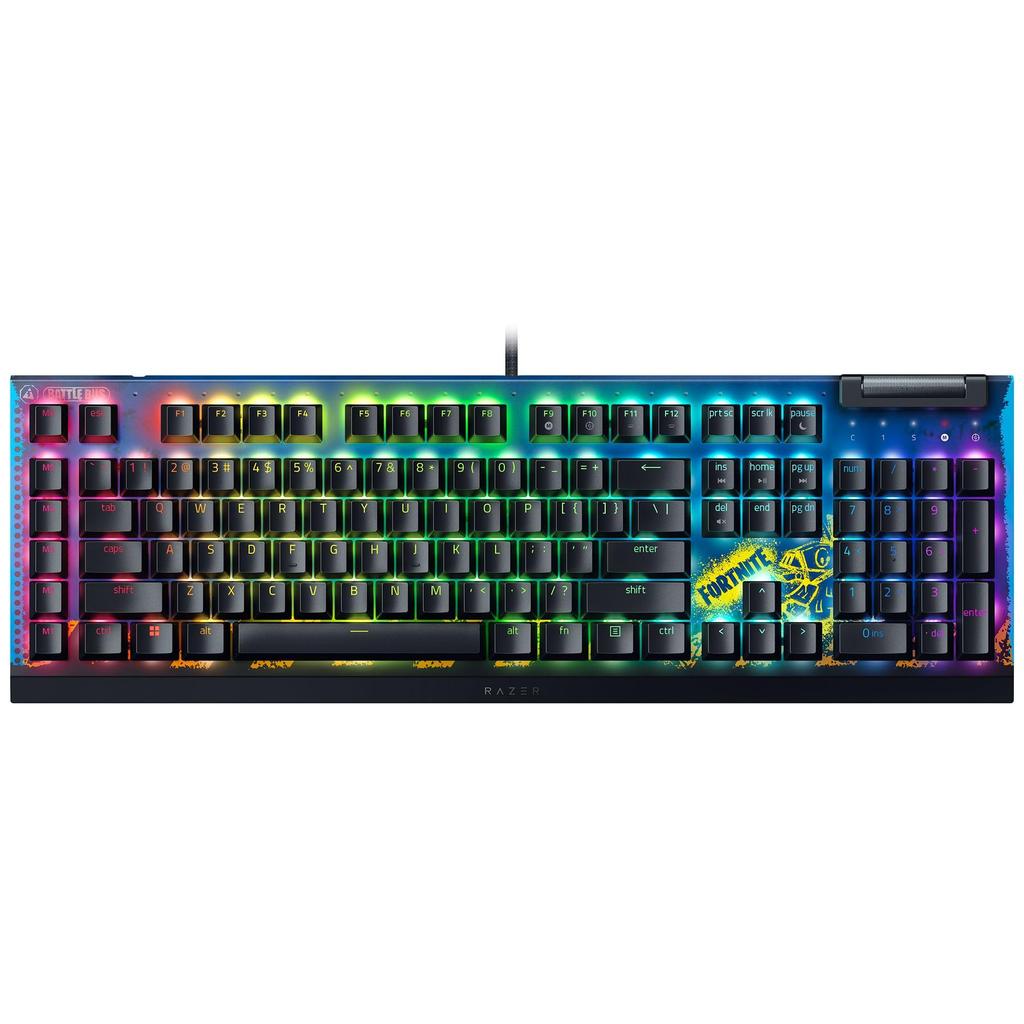 Clavier Razer AZERTY Français rétroéclairé BlackWidow V4 Fortnite Reconditionné - Razer reconditionné disponible sur Backmarket