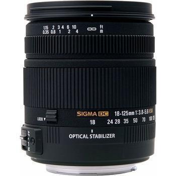 Objectif Sigma 18-125 mm 3.8-5.6 DC OS HSM 67 mm Nikon 18-125mm f/3.8-5.6 - Reconditionné Sigma sur Backmarket