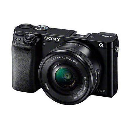 A6000 - Noir + Sony Sony E 16-50 mm f/3.5-5.6 PZ OSS f/3.5-5.6 Reconditionné - Sony reconditionné disponible sur Backmarket