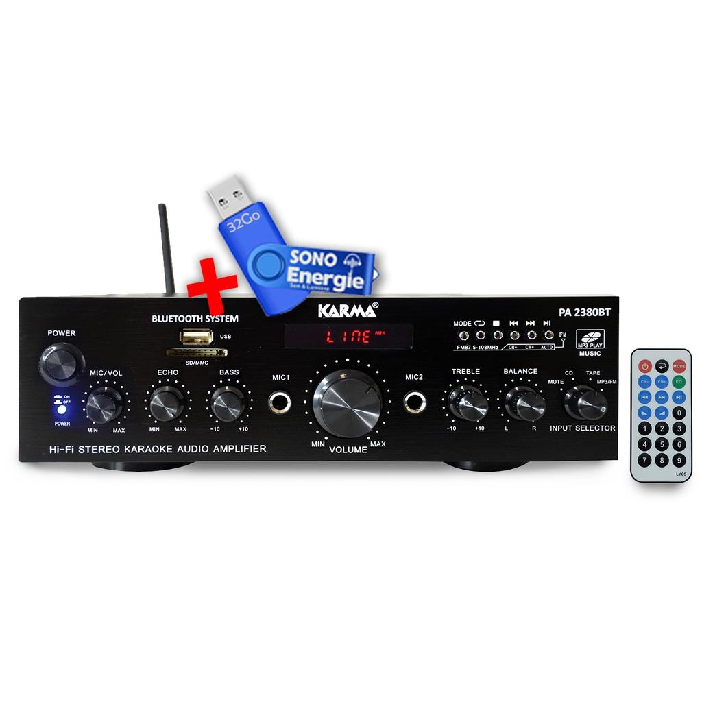 Acheter Amplificateur Karma PA 2380BT Reconditionné - 79,99 € Amplificateur Karma PA 2380BT Reconditionné - Karma reconditionné disponible sur Backmarket