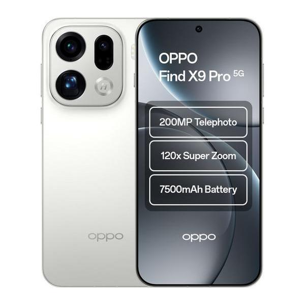 Oppo Find X9 Pro 512 Go - Blanc - Débloqué
