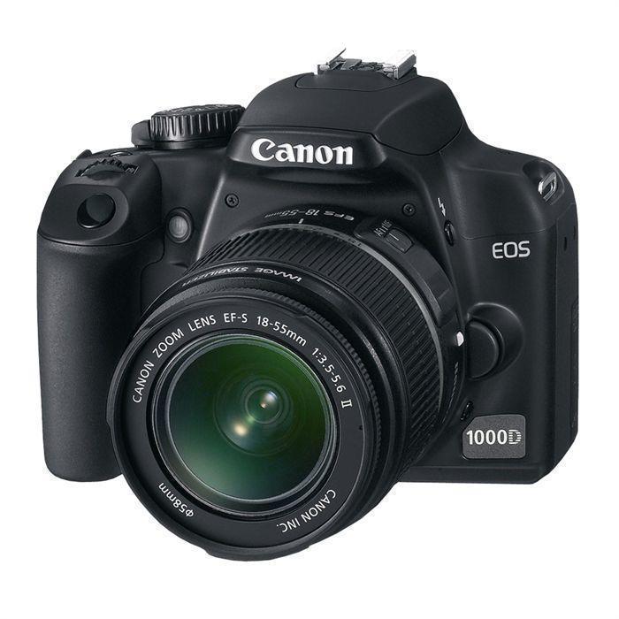 Acheter Reflex EOS 1000D - Noir + Canon EF-S 18-55mm f/3.5-5.6 II f/3.5-5.6 Reconditionné - 222,48 € Reflex EOS 1000D - Noir + Canon EF-S 18-55mm f/3.5-5.6 II f/3.5-5.6 Reconditionné - Canon reconditionné disponible sur Backmarket
