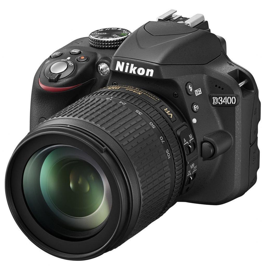Acheter Reflex D3400 - Noir + Nikon Nikkor AF-S DX 18-105 mm f/3.5-5.6G ED VR f/3.5-5.6 Reconditionné - 462,00 € Reflex D3400 - Noir + Nikon Nikkor AF-S DX 18-105 mm f/3.5-5.6G ED VR f/3.5-5.6 Reconditionné - Nikon reconditionné disponible sur Backmarket