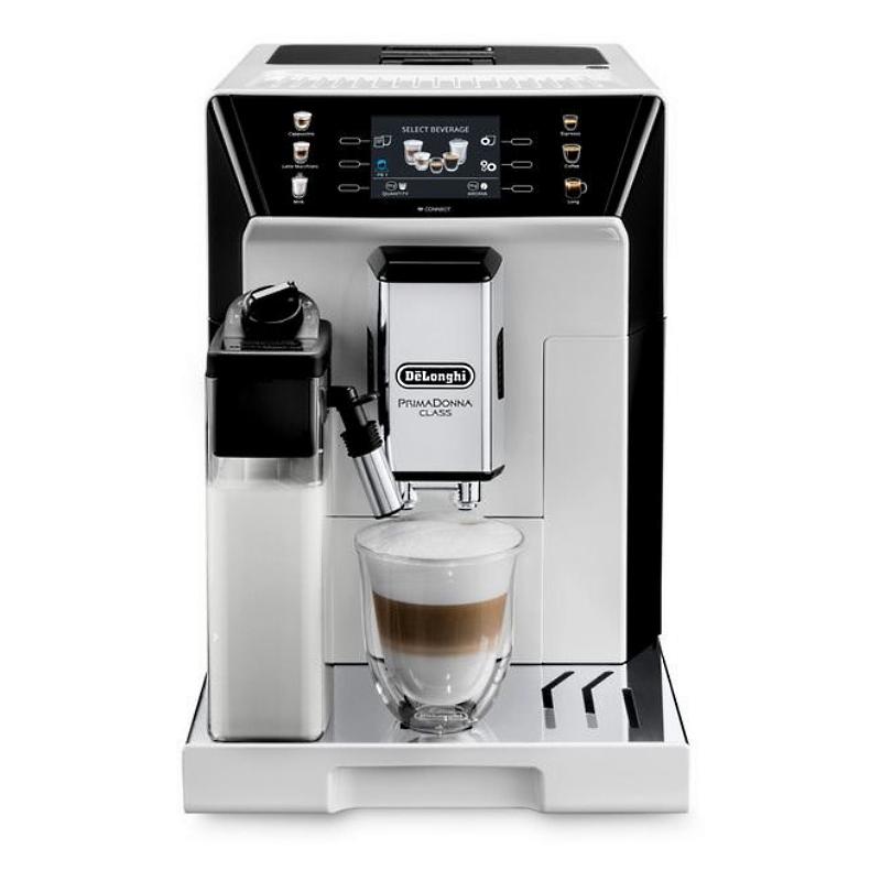 Cafetière avec broyeur Sans capsules De'Longhi PrimaDonna Class ‎ECAM550.65.W 2,0000L - Blanc Reconditionné - De'Longhi reconditionné disponible sur Backmarket