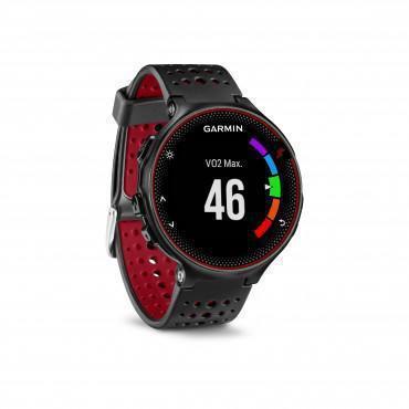 Montre Garmin Cardio GPS Forerunner 235 - Noir/Rouge - Reconditionné Garmin sur Backmarket