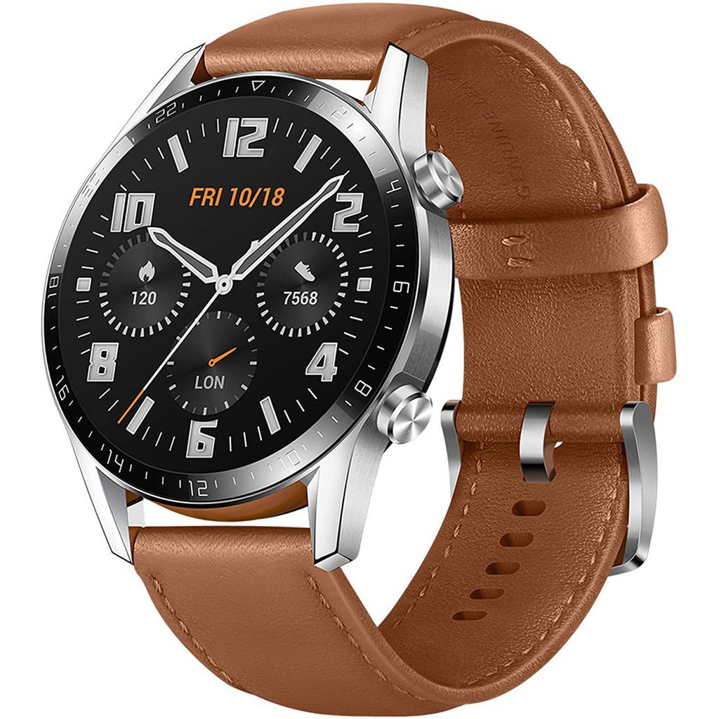 Montre Huawei Cardio GPS GT2 46mm - Marron