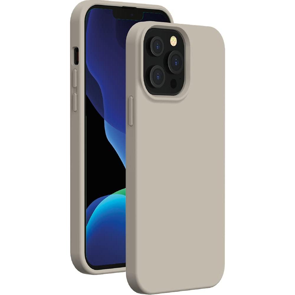 Coque iPhone 13 Pro - Silicone - Beige - Reconditionné Bigben Connected sur Backmarket