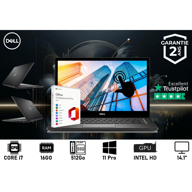 Acheter Dell Latitude 7490 14"" Core i5 1.7 GHz - SSD 256 Go - 16 Go AZERTY - Français Reconditionné - 297,00 € Dell Latitude 7490 14"" Core i5 1.7 GHz - SSD 256 Go - 16 Go AZERTY - Français Reconditionné - Dell reconditionné disponible sur Backmarket