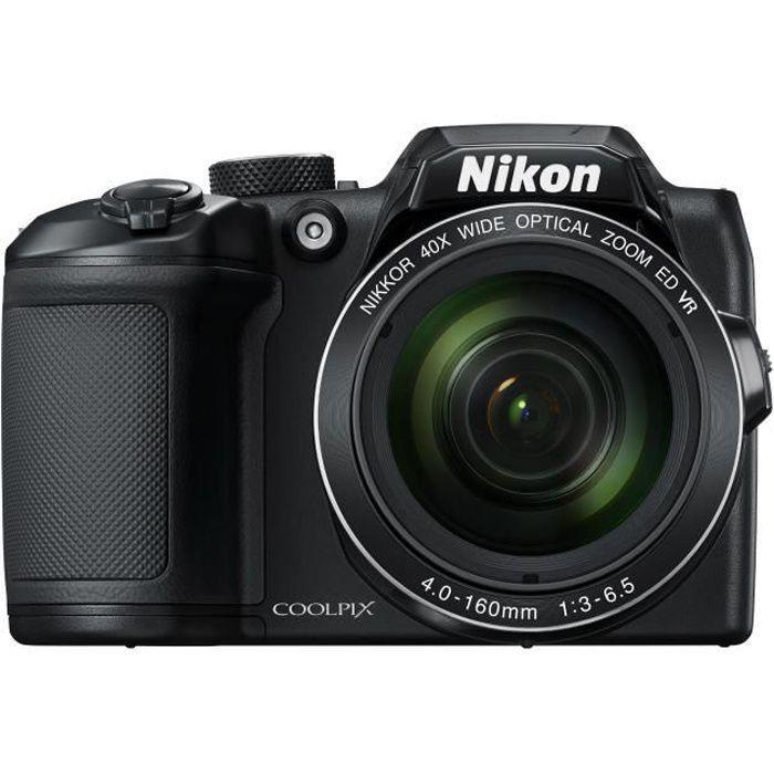 Coolpix B500 - Noir + Nikon Nikkor 40x Wide Optical Zoom ED VR 4-160mm f/3-6.5 f/3-6.5 Reconditionné - Nikon reconditionné disponible sur Backmarket