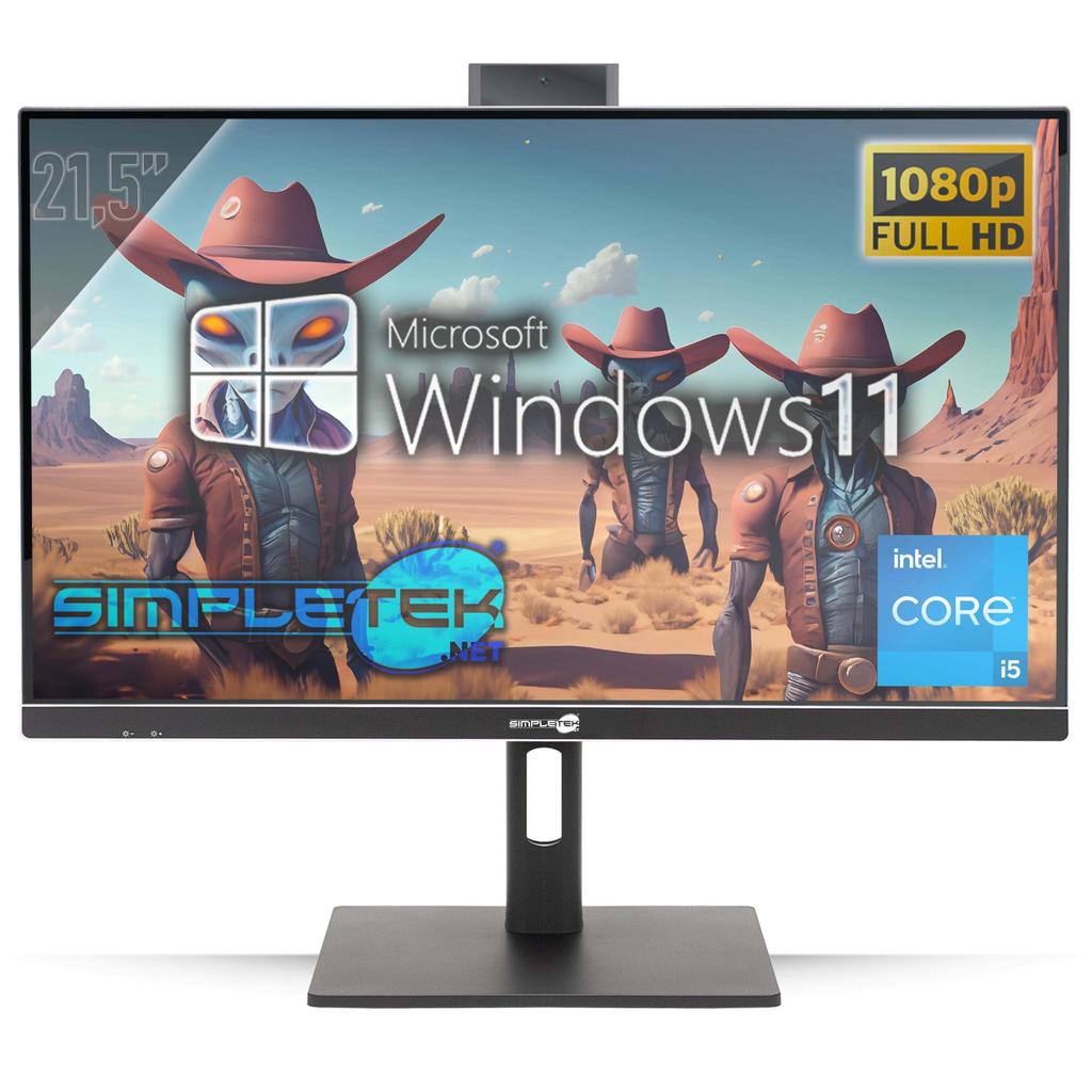 Simpletek 2nd Gen AiO 22"" Core i5 2.3 GHz - SSD 128 GB - 8GB QWERTY - Italien
