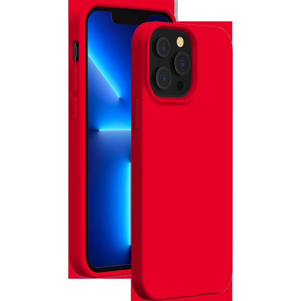 Coque iPhone 13 Pro Max - Silicone - Rouge - Reconditionné Bigben Connected sur Backmarket