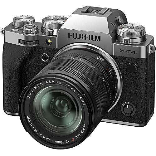X-T4 - Argent + Fujifilm XF 18-55 mm f/2.8-4 R LM OIS f/2.8-4 Reconditionné - Fujifilm reconditionné disponible sur Backmarket