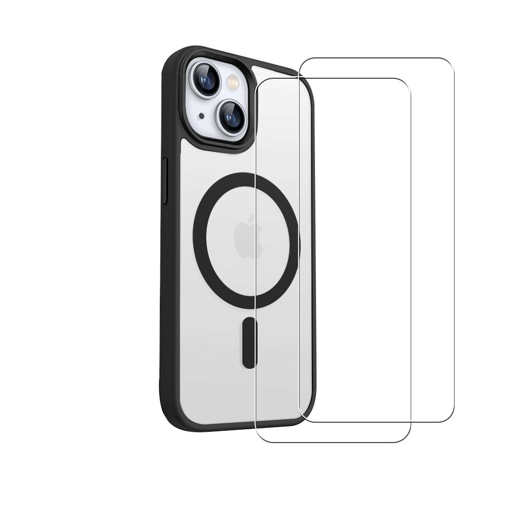 Acheter Coque iPhone 14 et 2 écrans de protection - TPU - Noire et transparente Reconditionné - 22,99 € Coque iPhone 14 et 2 écrans de protection - TPU - Noire et transparente Reconditionné - N/A reconditionné disponible sur Backmarket