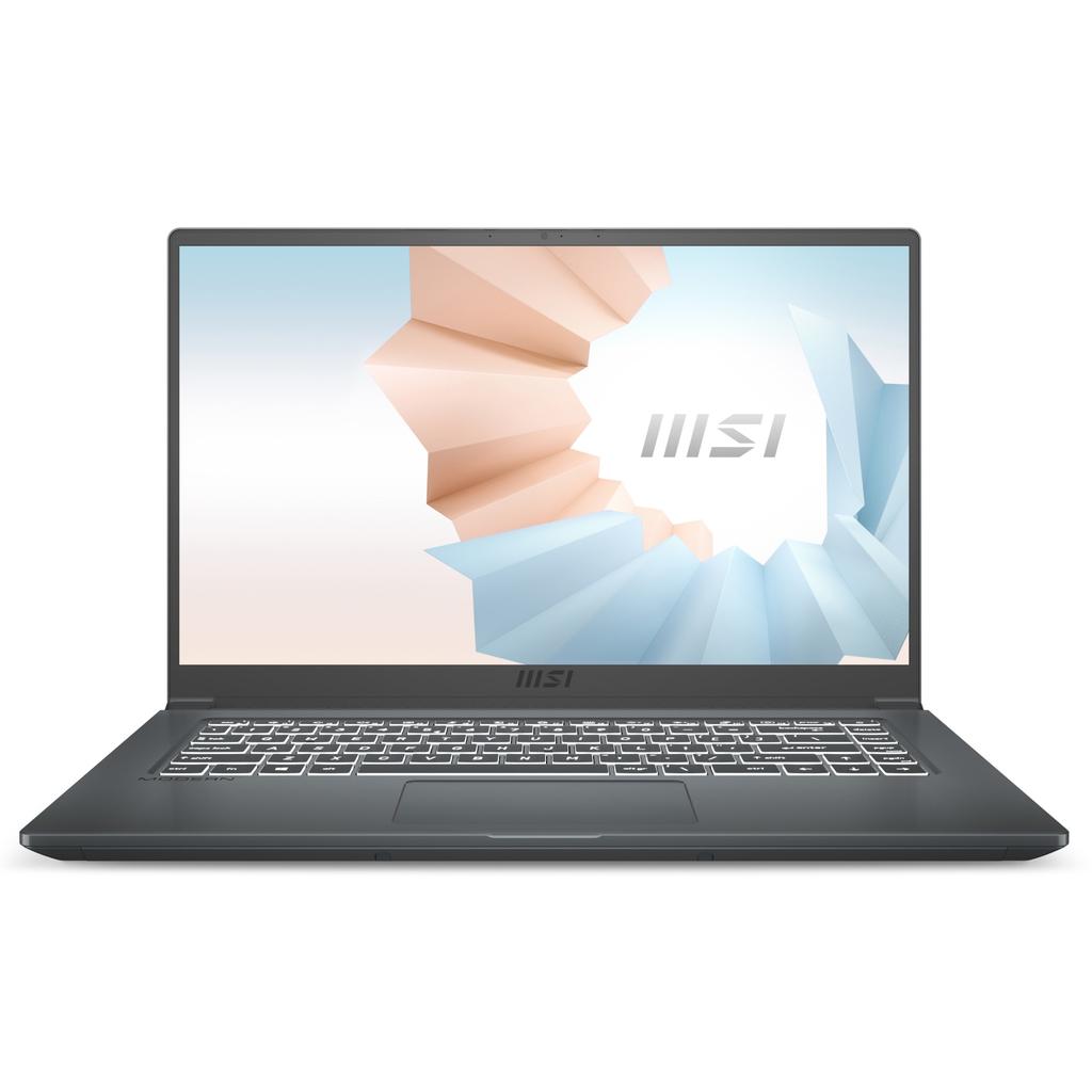 MSI Modern 15 A1MU-1021FR 15"" Core i3 3 GHz - SSD 512 Go - 16 Go - Integrated Graphics AZERTY - Français