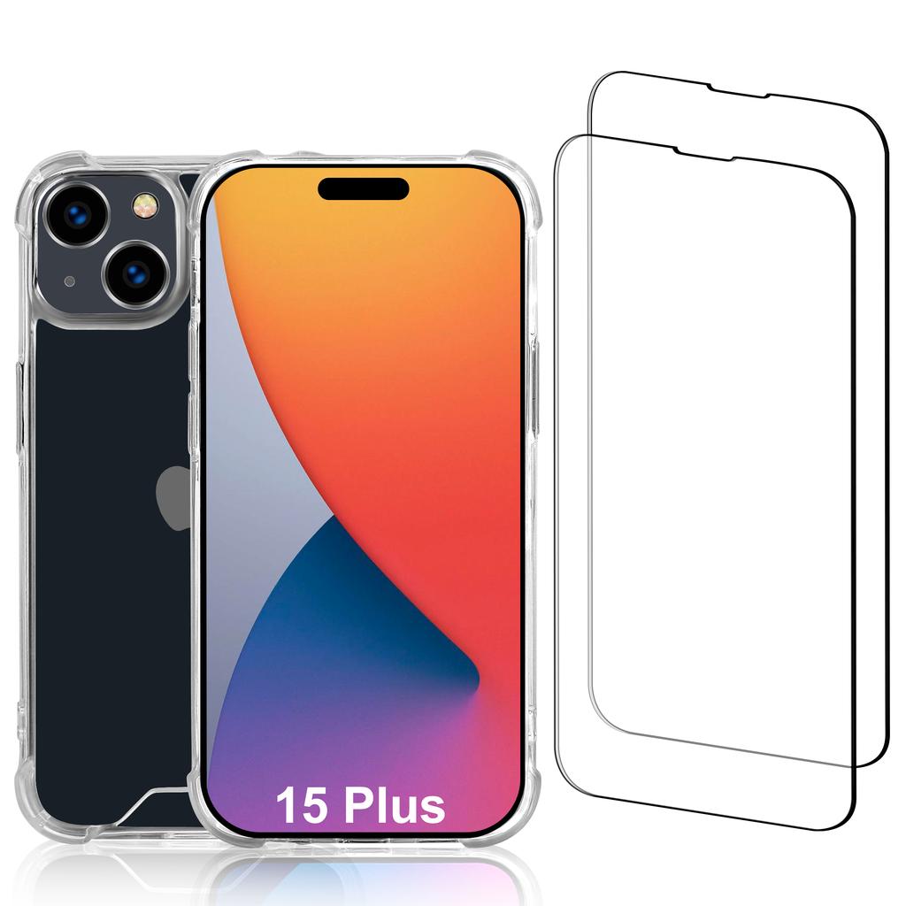 Acheter Coque iPhone 15 Plus et 2 écrans de protection - Plastique recyclé - Transparent Reconditionné - 21,99 € Coque iPhone 15 Plus et 2 écrans de protection - Plastique recyclé - Transparent Reconditionné - reconditionné disponible sur Backmarket