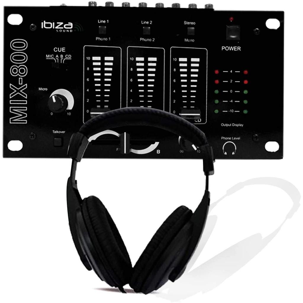 Accessoires audio Ibiza Sound SA500-MIX800-CASQUE Reconditionné - Ibiza Sound reconditionné disponible sur Backmarket