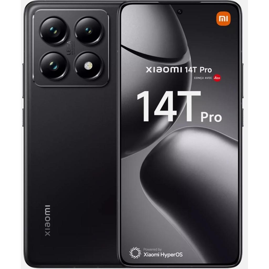 Xiaomi 14T Pro 512 Go - Noir (Midgnight Black) - Débloqué
