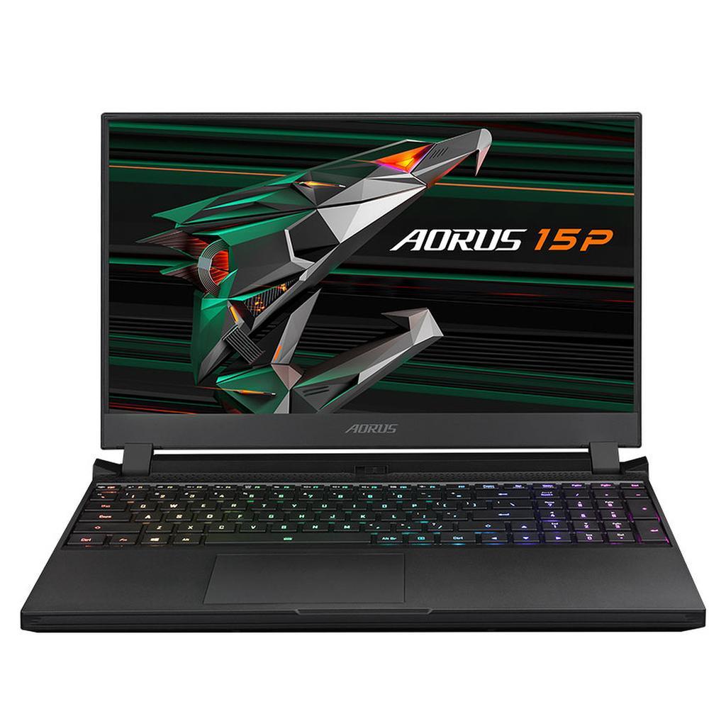 Gigabyte Aorus 15P KD-72FR224SH 15"" Core i7 2 GHz - SSD 3 TB - 64 Go - NVIDIA GeForce RTX 3060 AZERTY - Français Reconditionné - Gigabyte reconditionné disponible sur Backmarket
